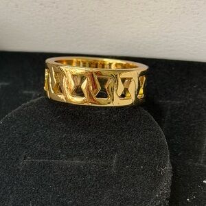 Gold Chain Link Ring
